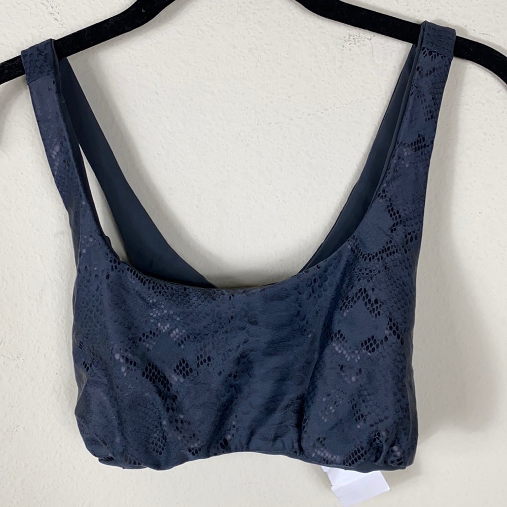 Blue Life Snake Skin Bandeau